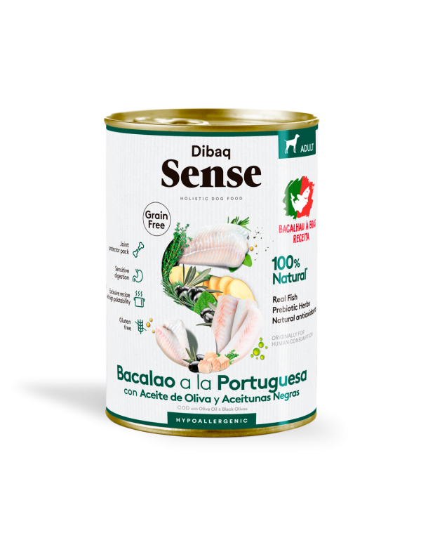 Sense Dog Lata Bacalao a la Portuguesa 380G