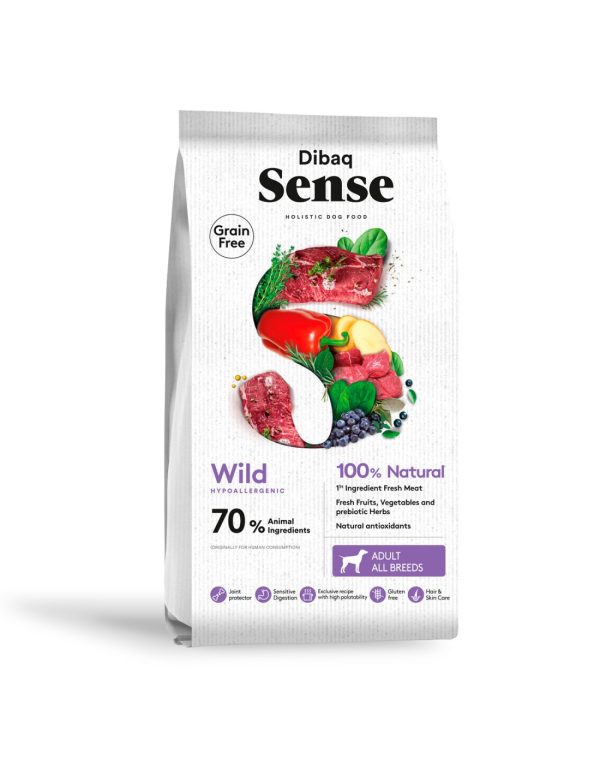 Sense GF Dog Wild Jabali y Ciervo 10 kg